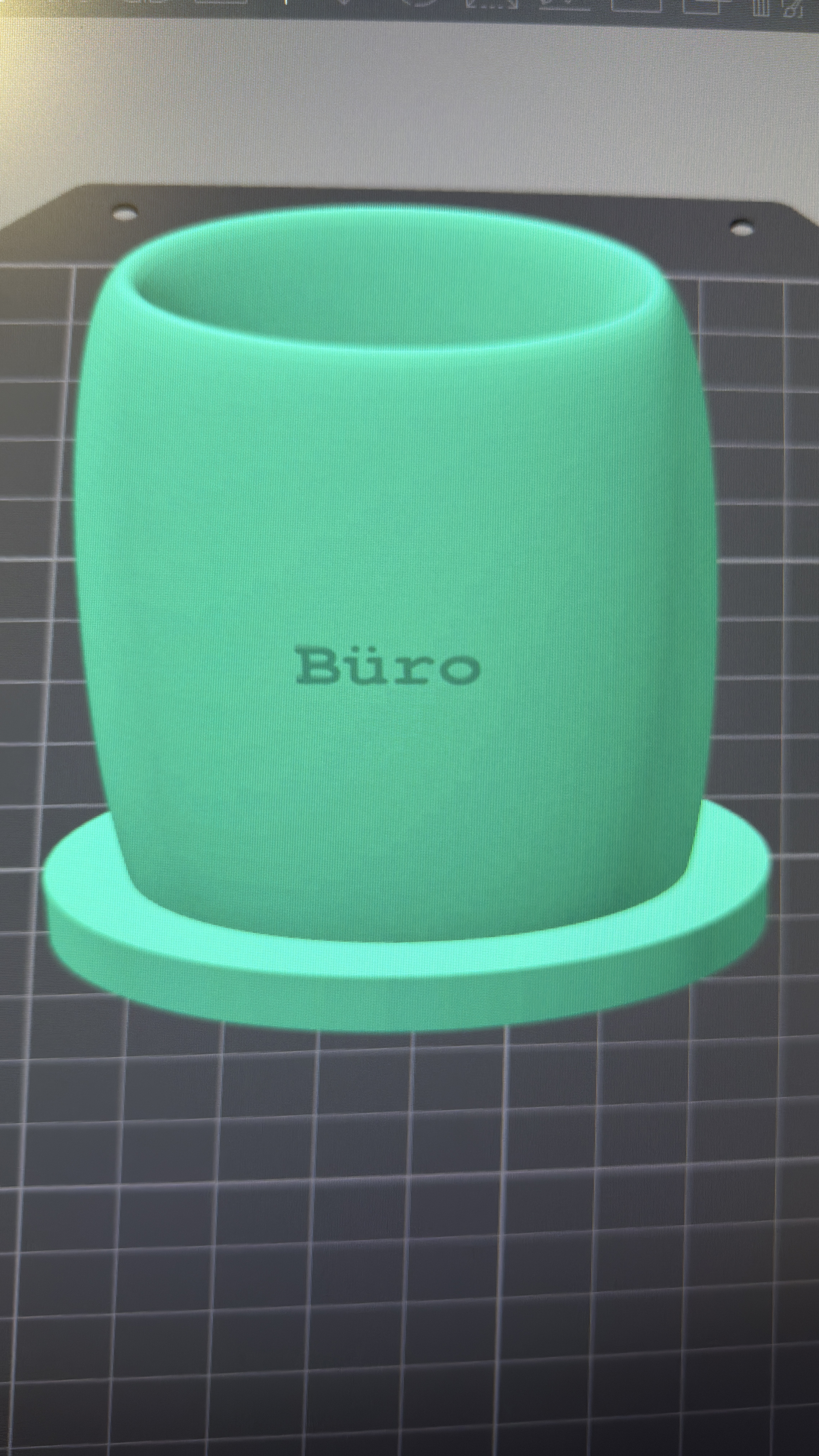 Kugelschreiber halter Büro 3D model