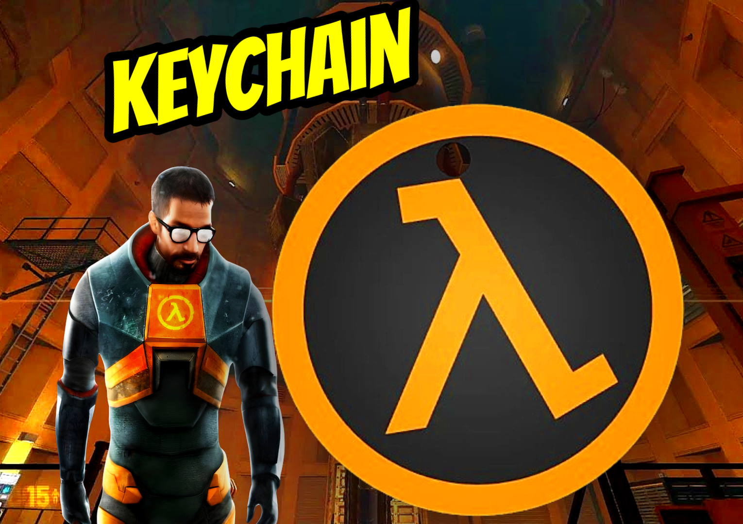 Half - Life Keychain / llavero