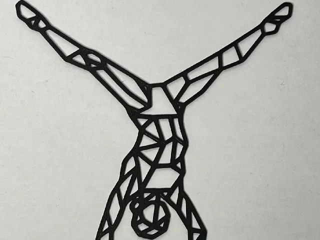 Gymnast Wall Art #3