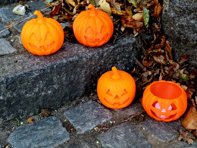 Halloween Pumpkin Decorations+Tealight version (4 versions)
