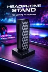Hex Pattern Headphone Stand