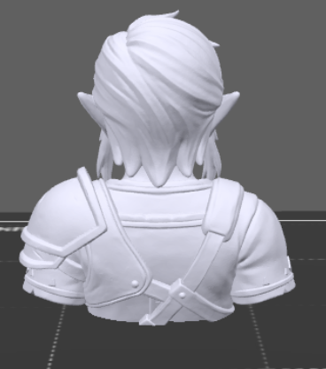 Miniatura 3 do modelo 3D Link TOTK bust