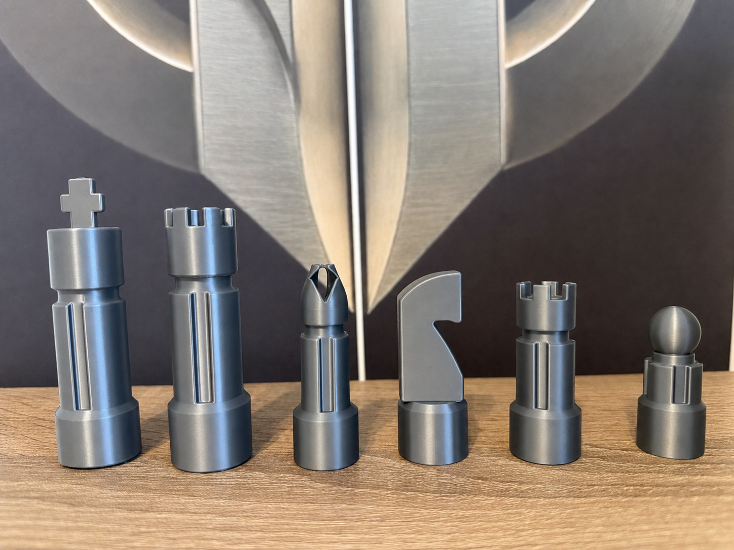 Minimal Medieval Chess Set