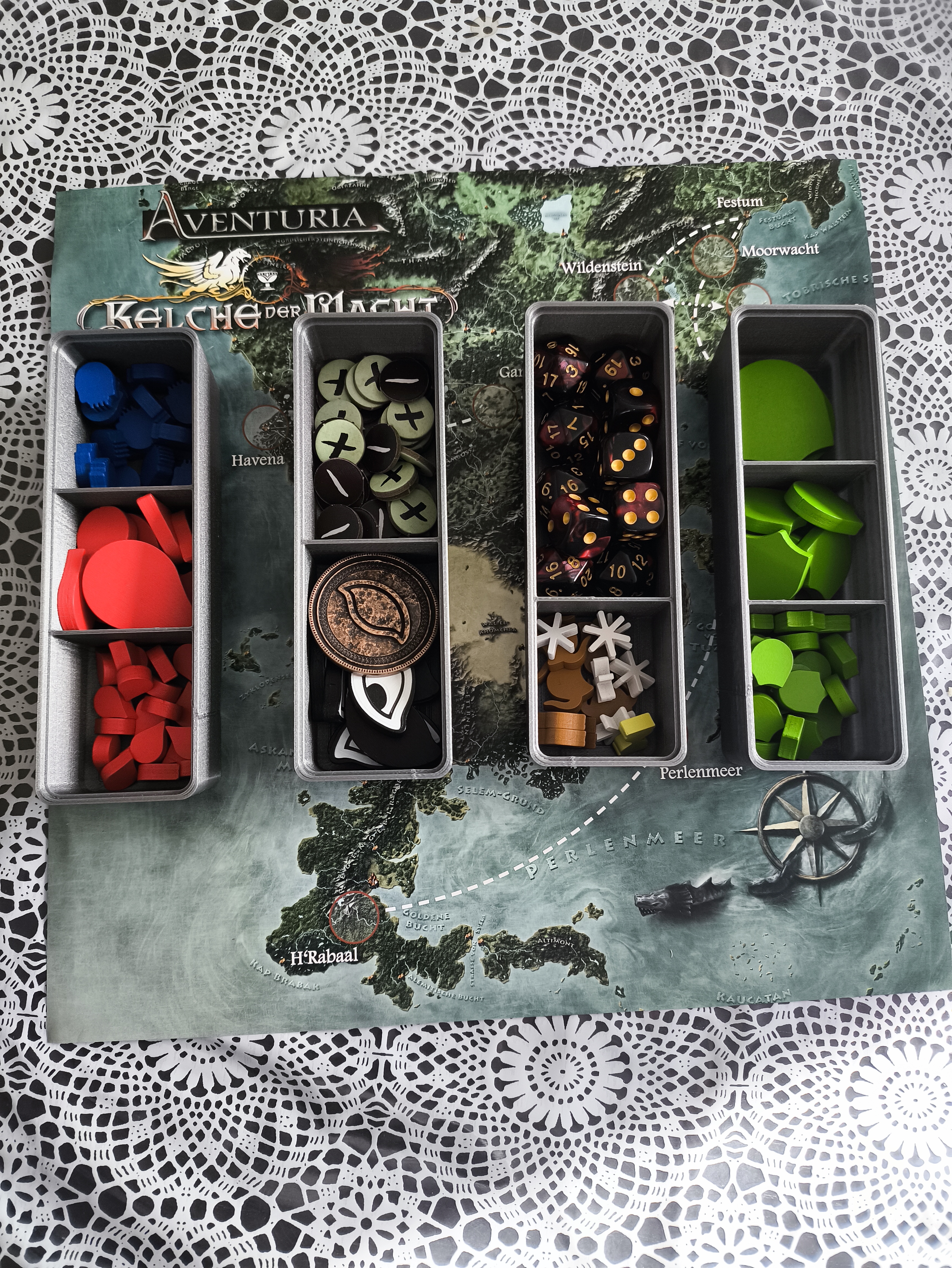 Aventuria: Kelche der Macht – Modulares Tray-Set | Aventuria Chalice of Power