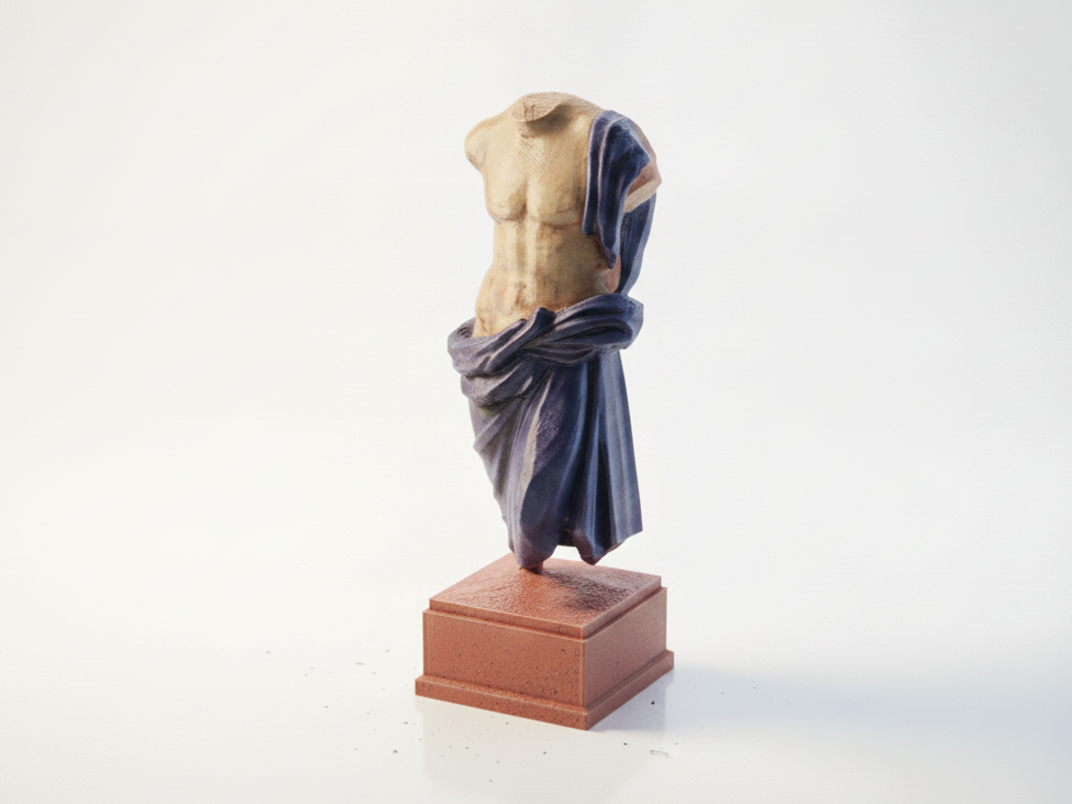 Classical Torso Statue Museum Sculpture 3D Printable