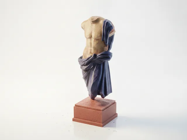Classical Torso Statue Museum Sculpture 3D Printable
