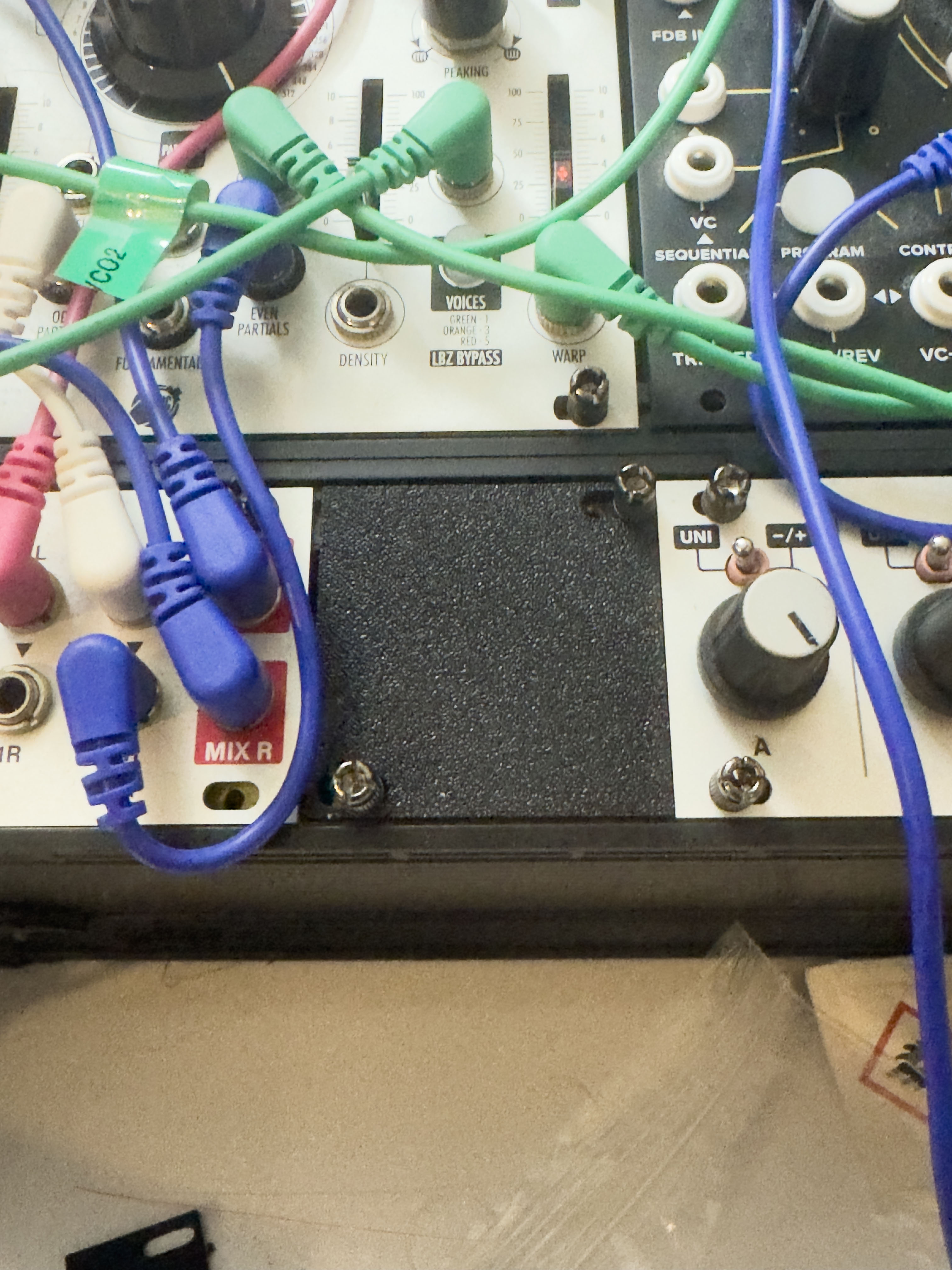 Eurorack Blank Panels 1U Intellijel (1HP to 20HP)