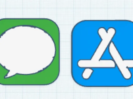 Apple messages And App Store icon