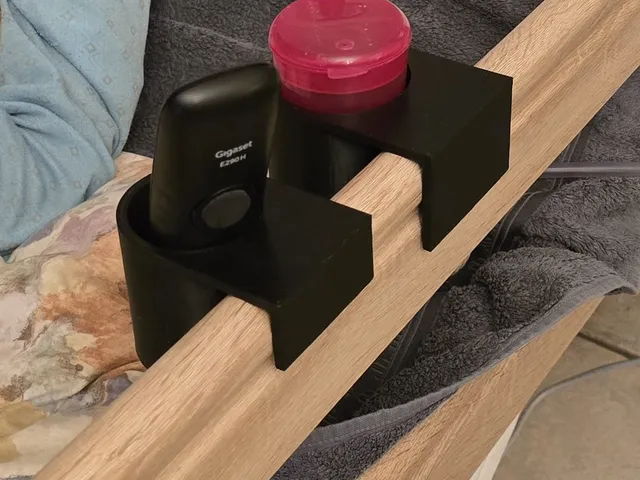 Cup holder for the hospital bed