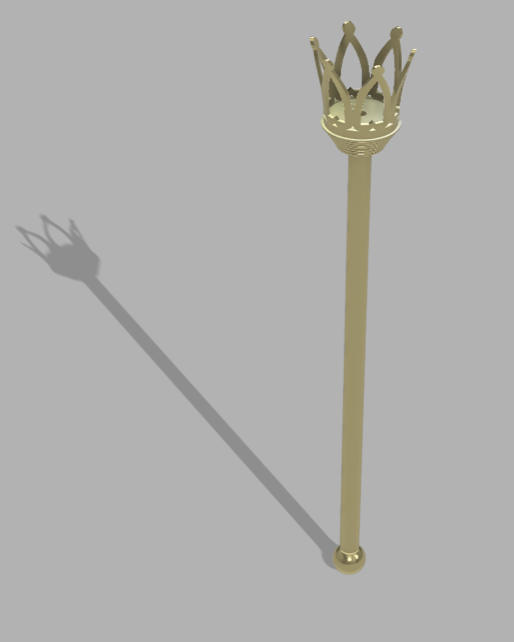 Crown Wand or Scepter