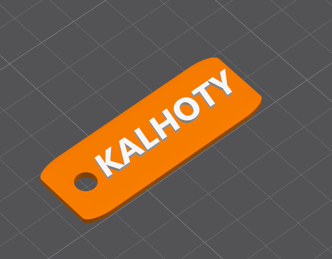 Minimalist Keychain with Bold Style