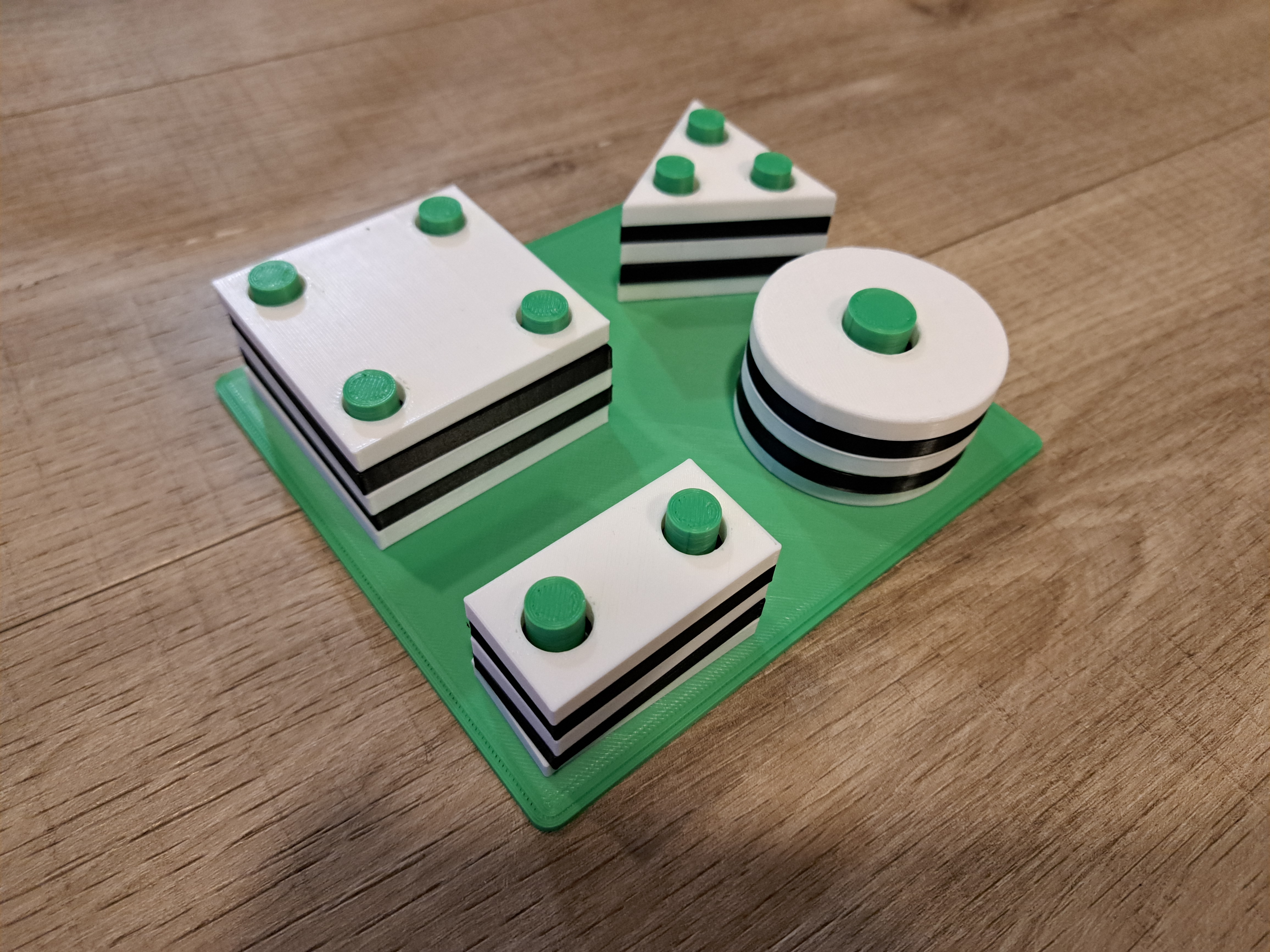 Tactile Haptic Shape Sorting Tool for visually impaired and blind