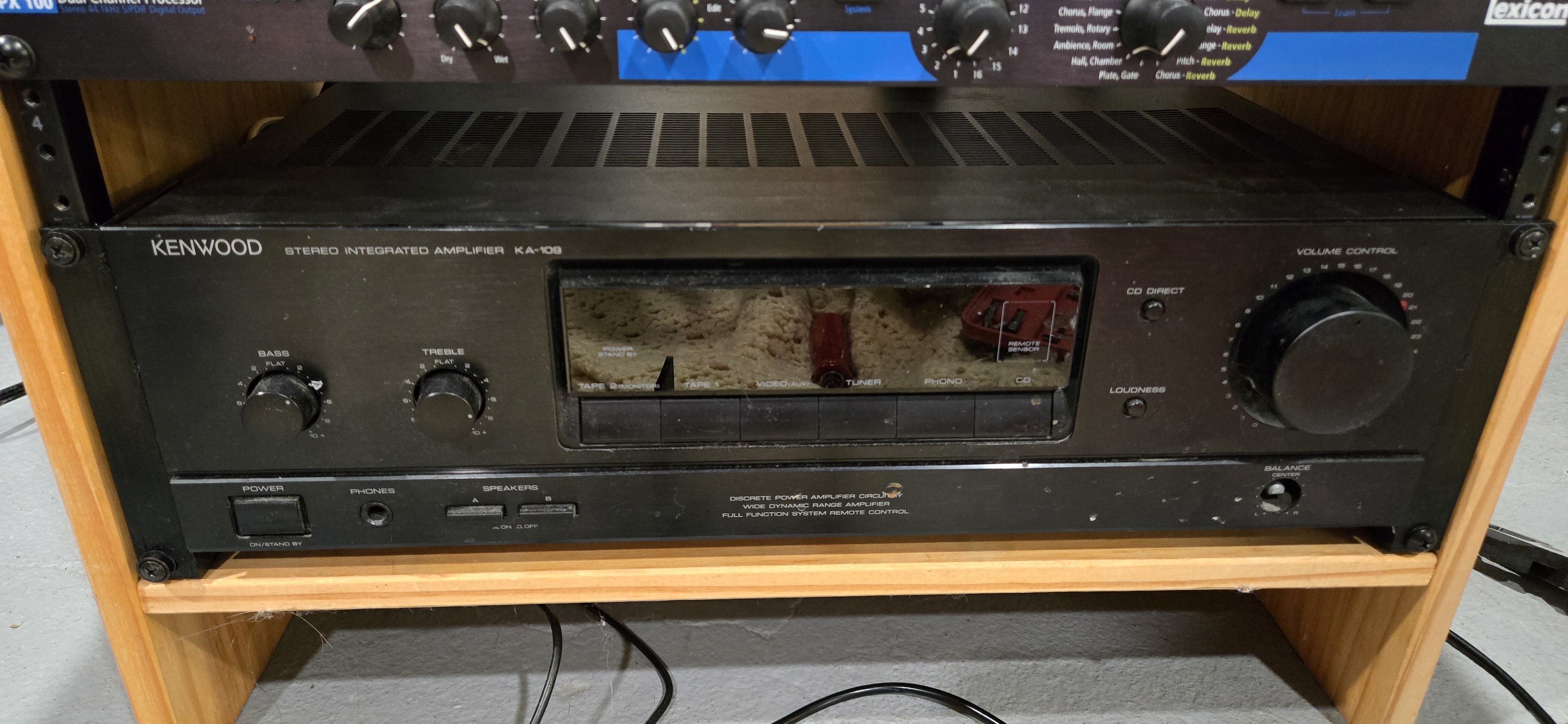 3U Rack Ears for Kenwood KA-109 Stereo Amplifier