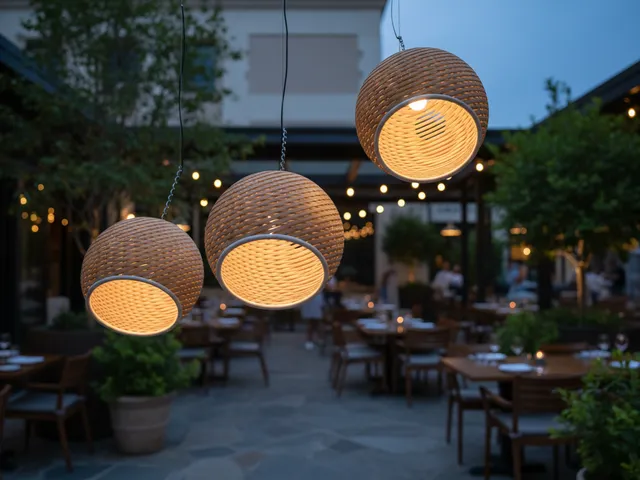 Light Bulb Basket Chandelier