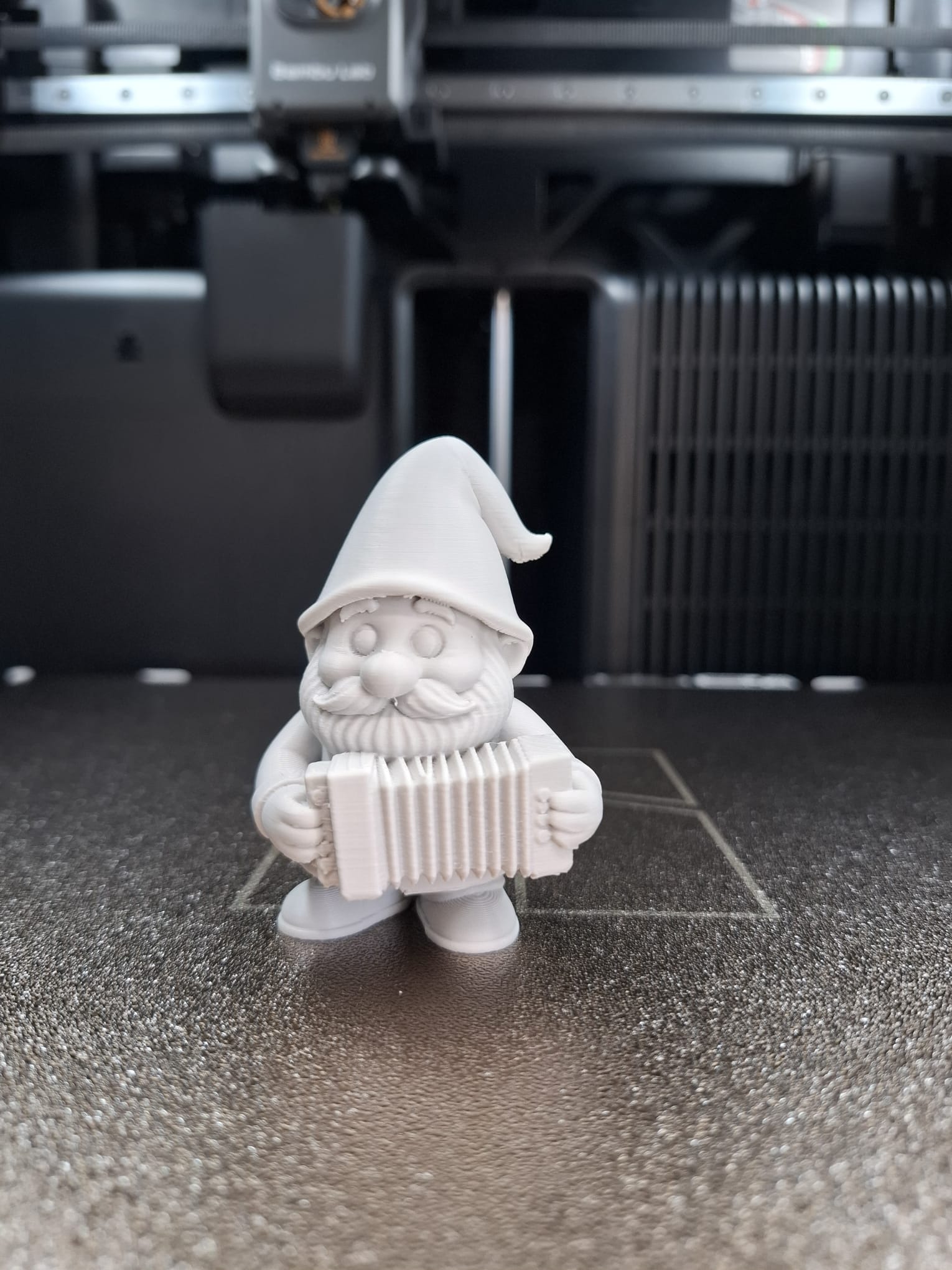 Gnome Musician with Accordion