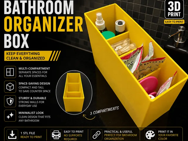 Bathroom Organizer Box