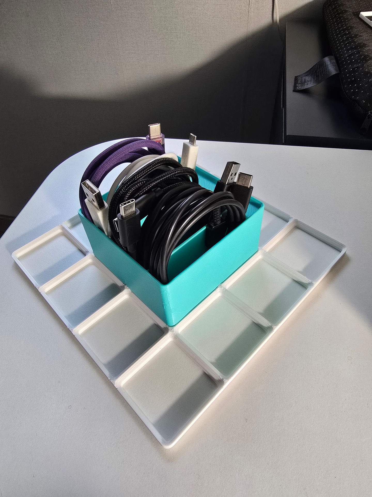 Gridfinity Cable Storage 2x2