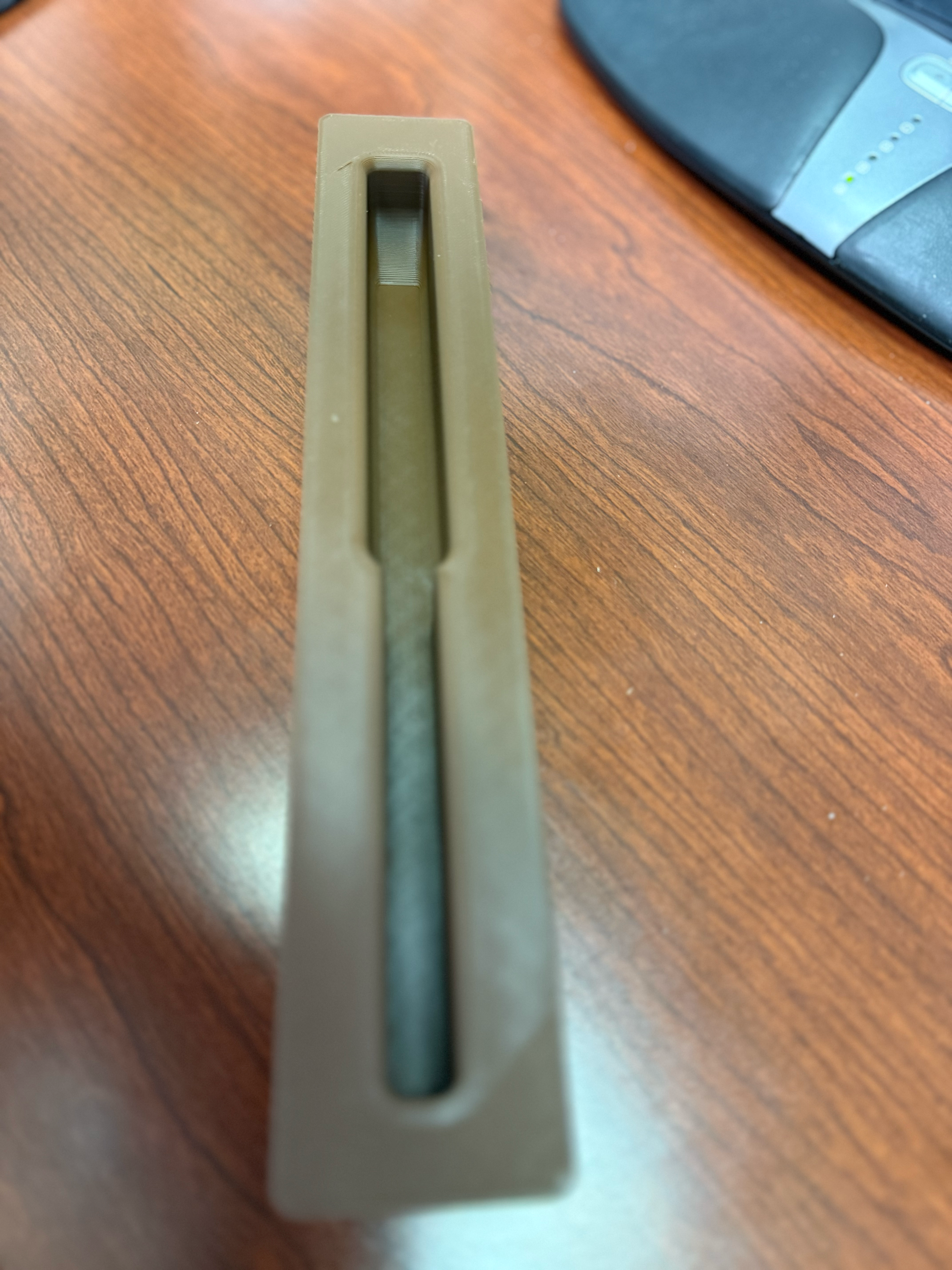Skillcraft Scissors Gridfinity Bin (Verticle) Orange & Gray Handle - No Magnets