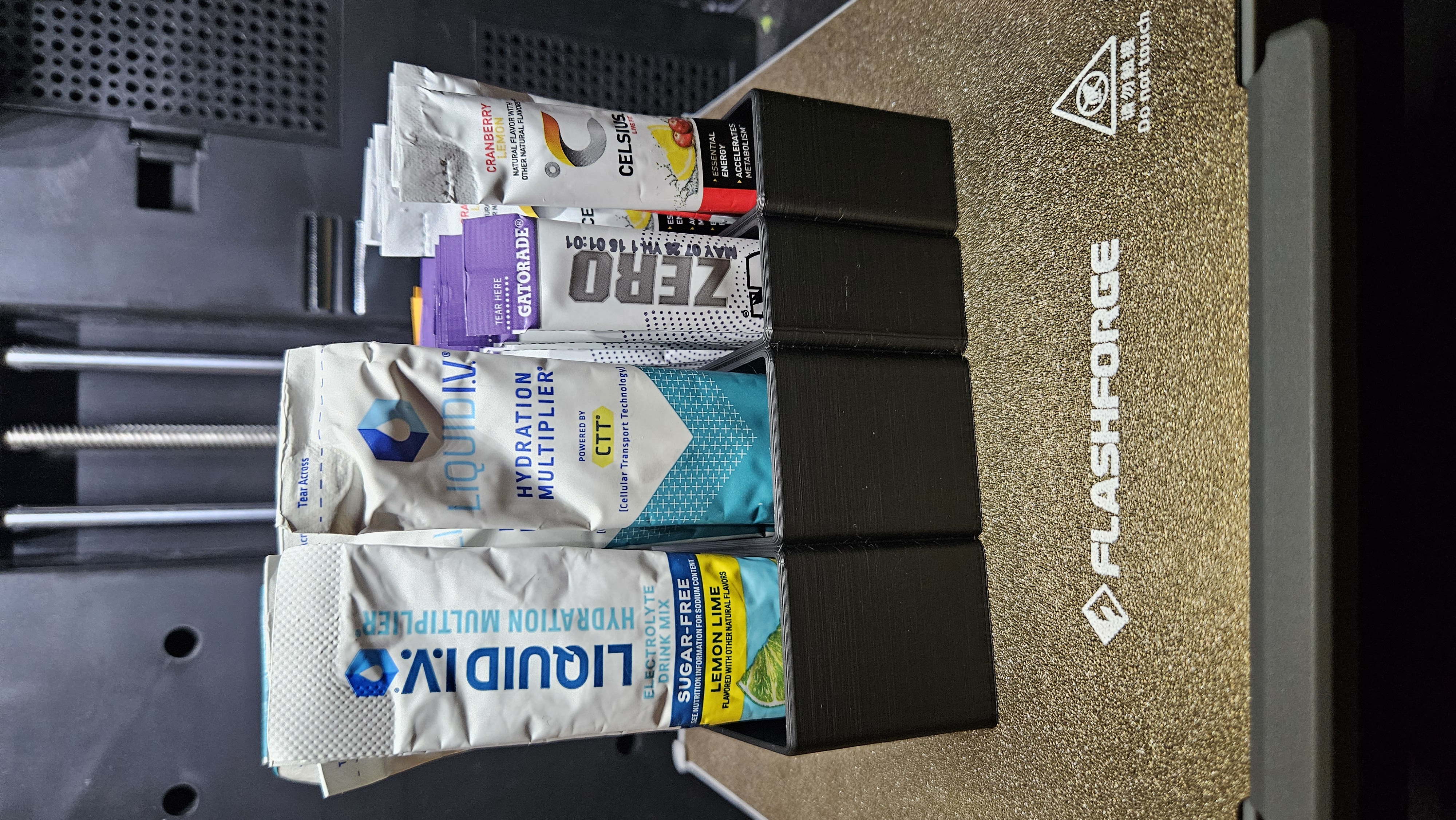 Drink packet organizer