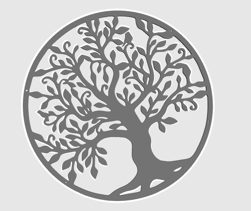 Tree wall decoration