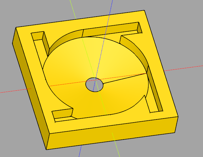 Vortex microspray head for 6.5 mm (1/4 inch) OD pipe. by NelisW