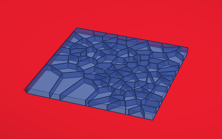 Editable Voronoi Plate