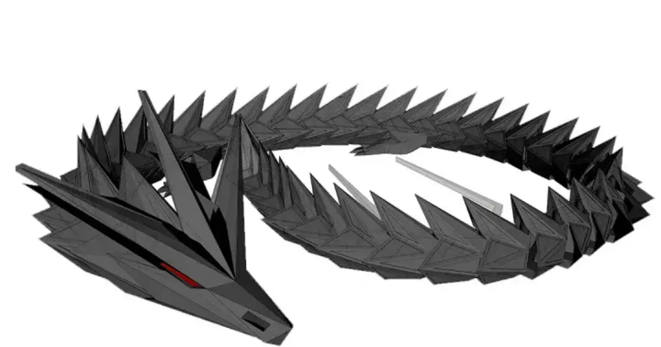 Articulated Dragon by Martin Michal | Download free STL model ...
