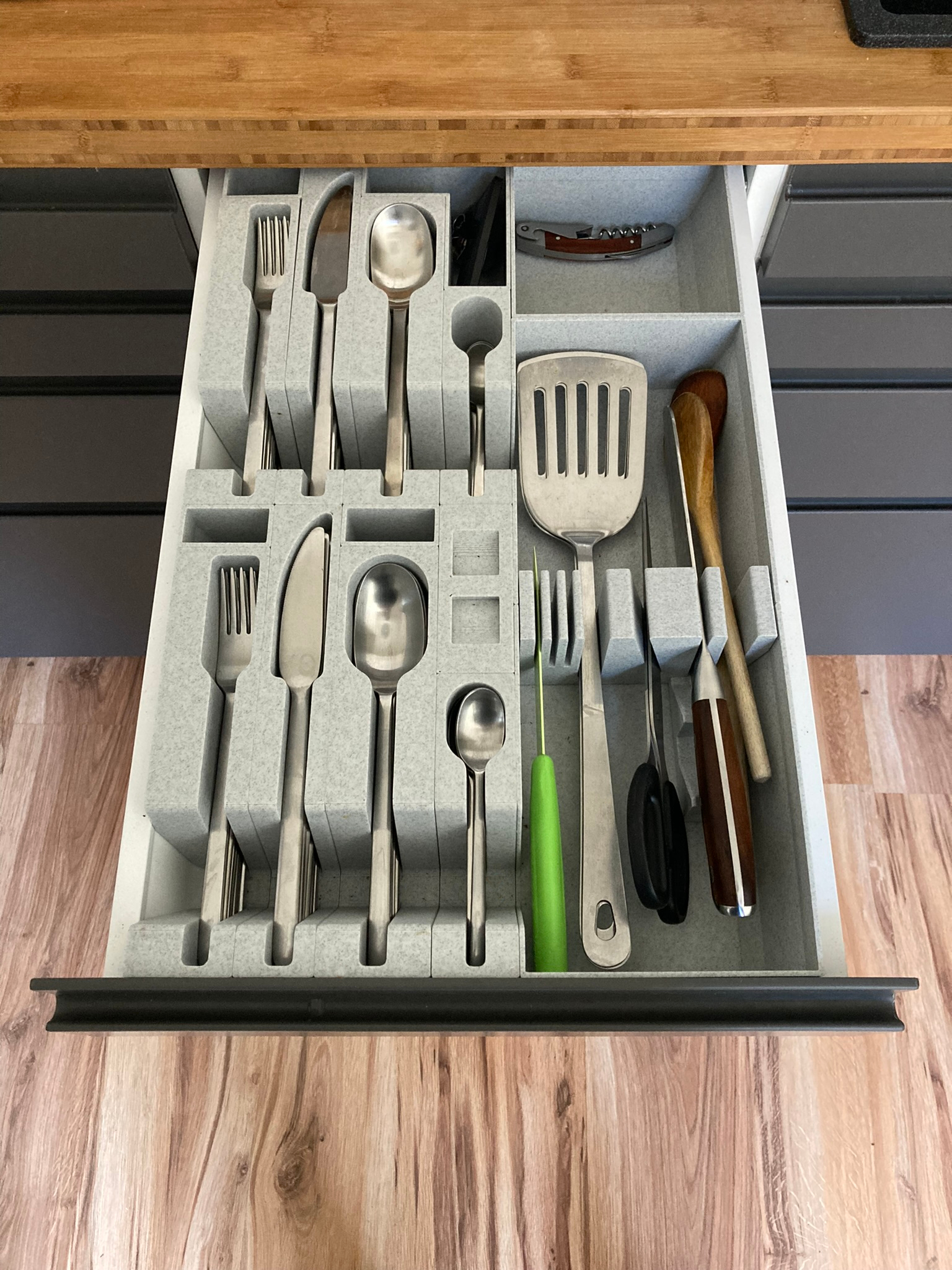 Modular IKEA Cutlery Organizer by Brasa Download free STL model