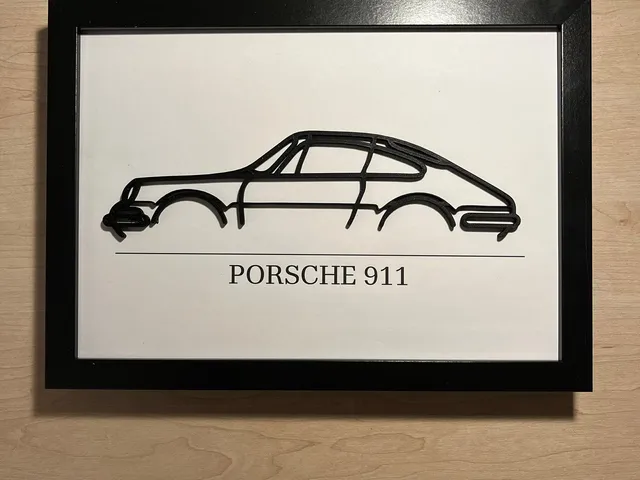 Porsche 911 car silhouette