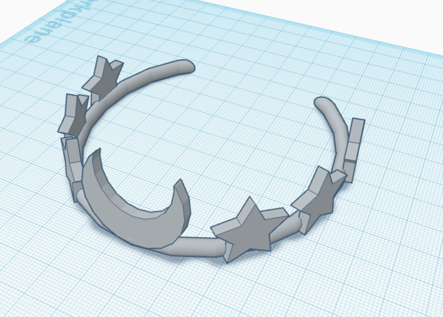 Tiara With Stars And Moon