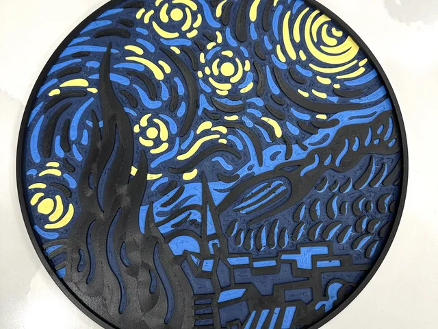 Van Gogh's Starry Night for Prusa XL
