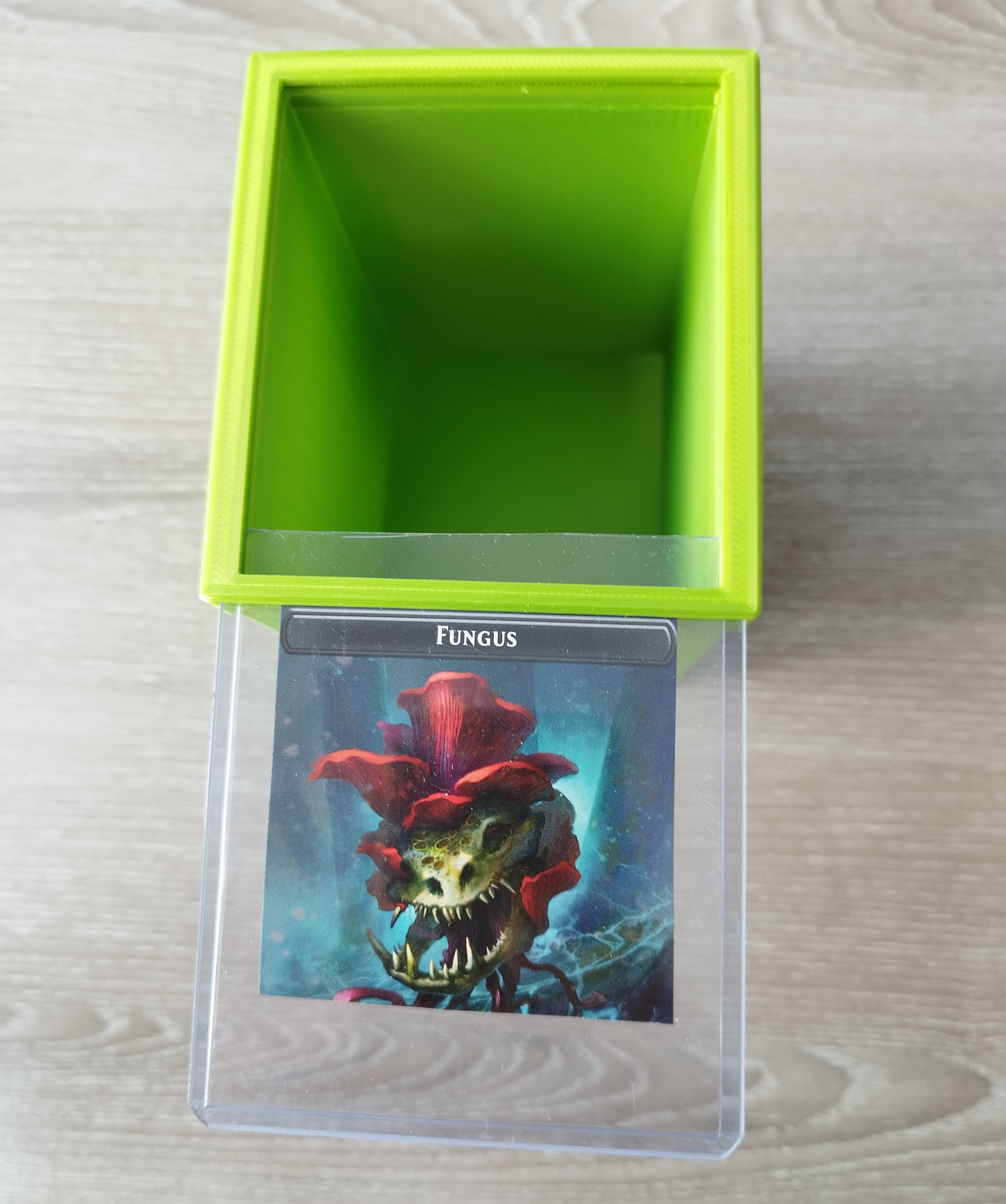 Deck box for trading card magic the gathering - 100 double sleeved ...