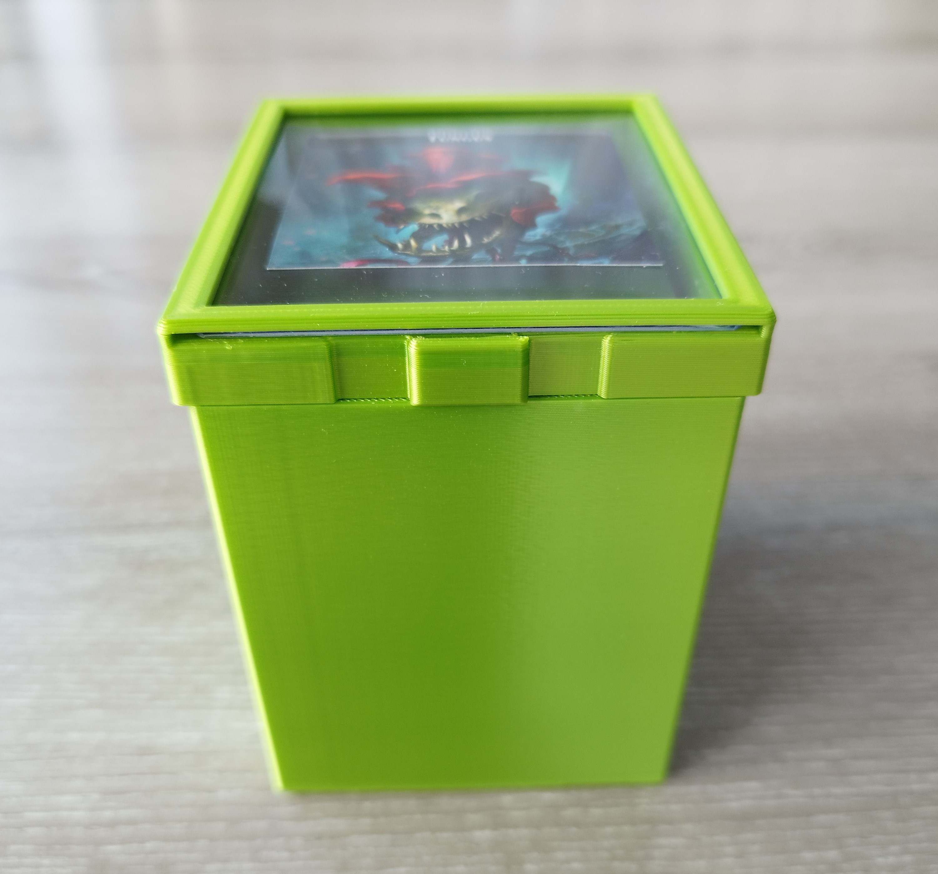 Deck box for trading card magic the gathering - 100 double sleeved ...