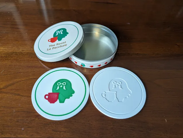 Roost Cafe Coasters - Animal Crossing