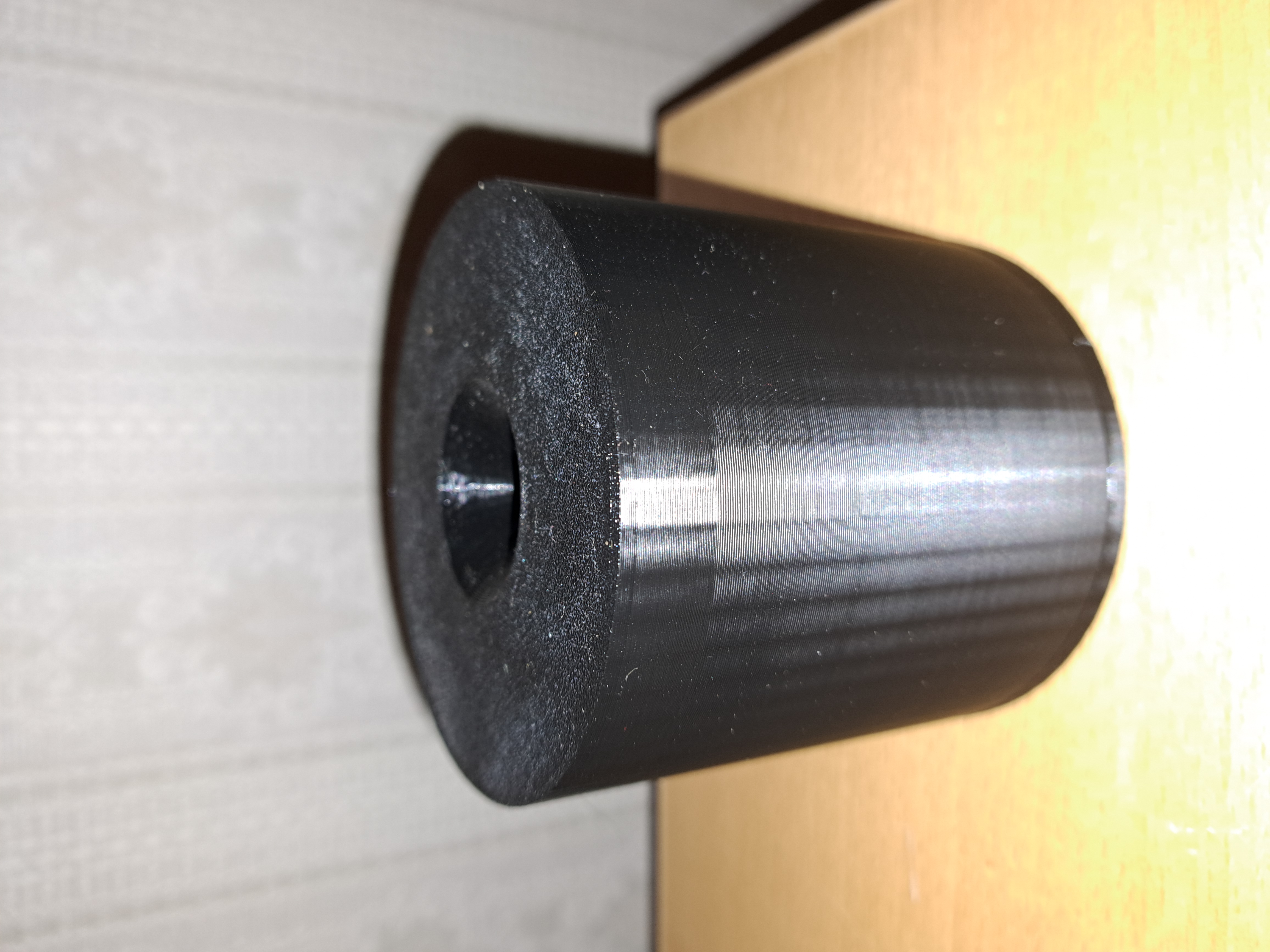 Sewing needle disposal bin