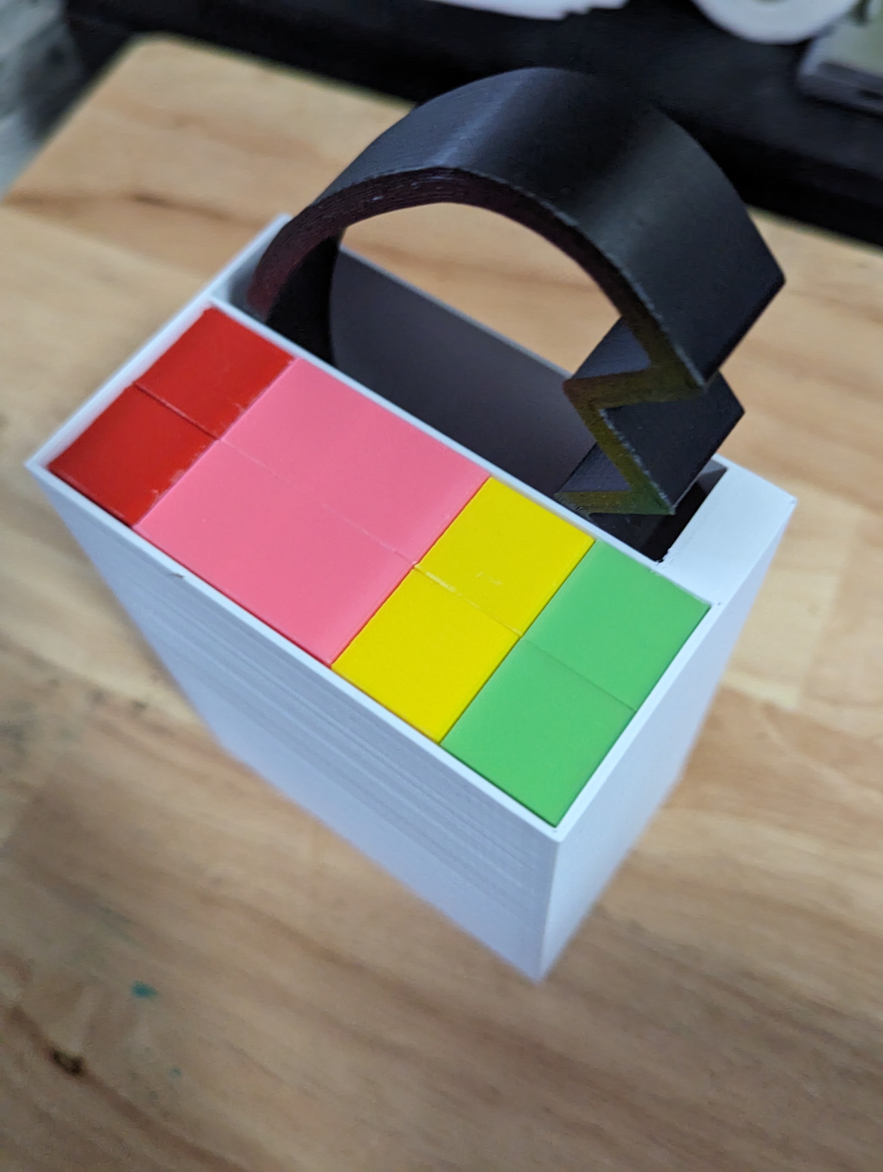 Tetris Balance game with box