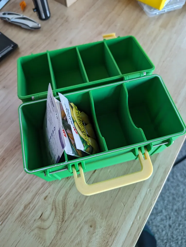 Free STL file Seed Storage Box 📦・3D printer model to download・Cults