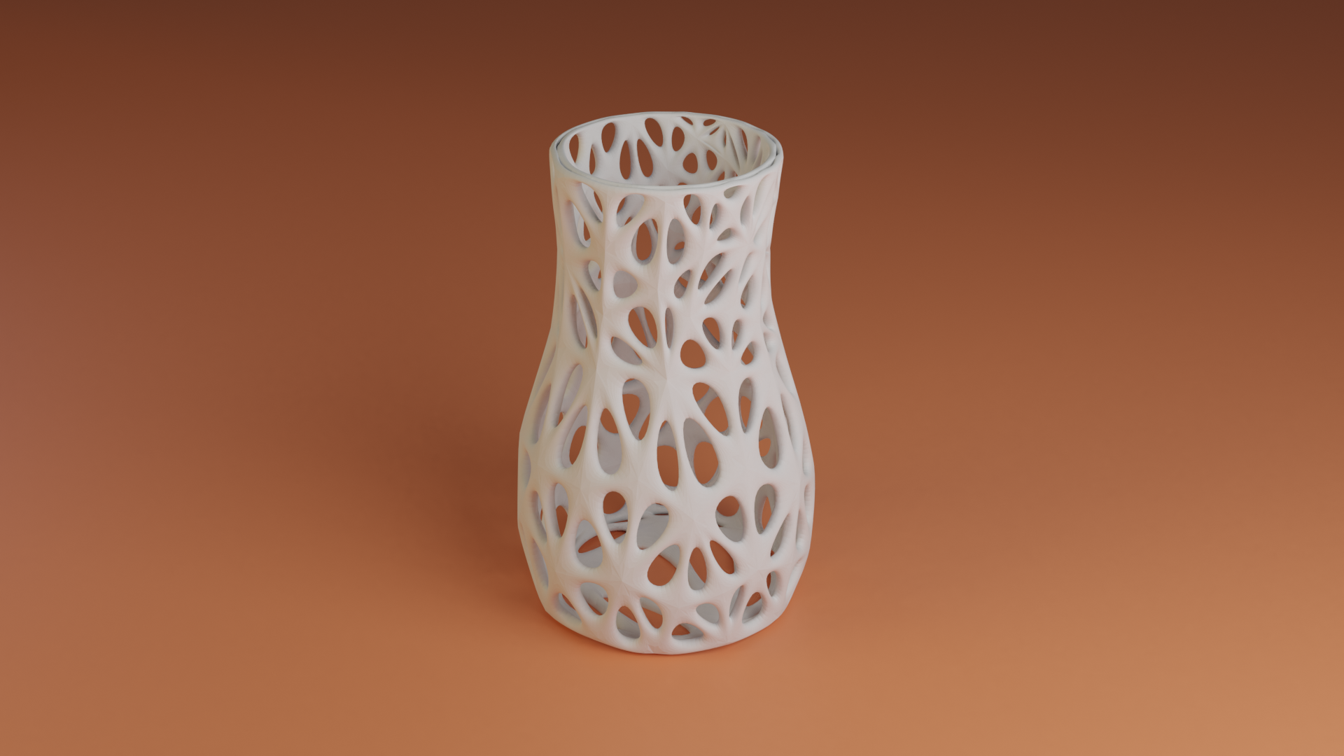 Voronoi Style Vase