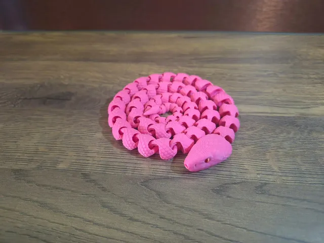 Articulated snake with scales, 73cm