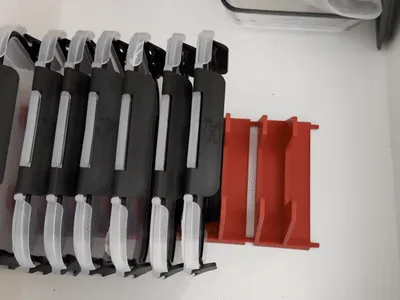 Modular Tupperware Lid Holder + Extension Inserts (Customize to your own needs!)