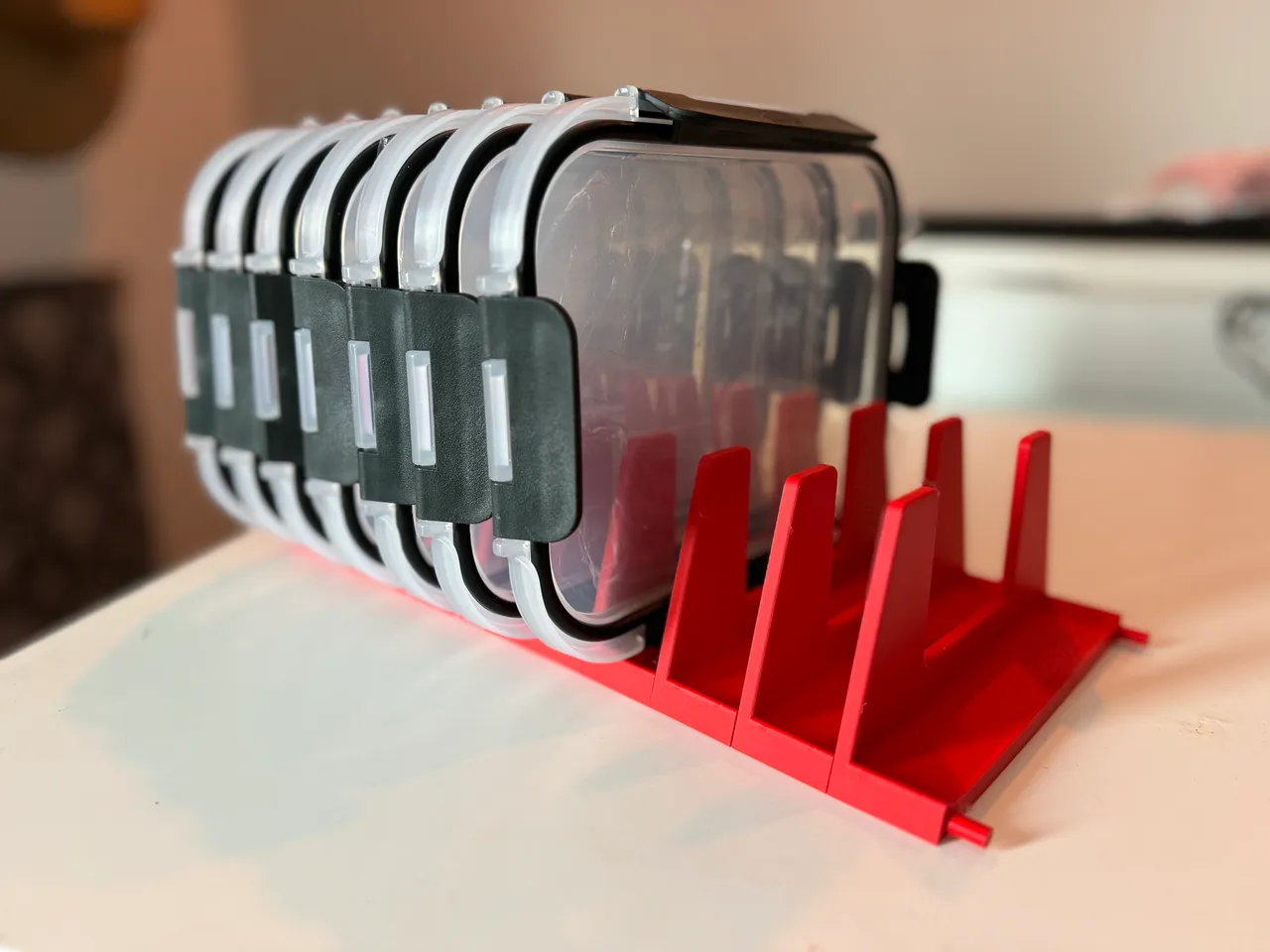 Modular Tupperware Lid Holder + Extension Inserts (Customize to your ...