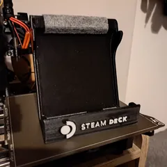 Steam Deck Vertical Stand (For Taté / Arcade Mode, or Lying in Bed)