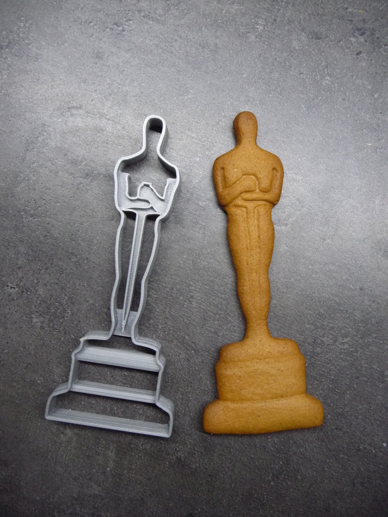 Oscar award cookie cutter by Gordi Download free STL model