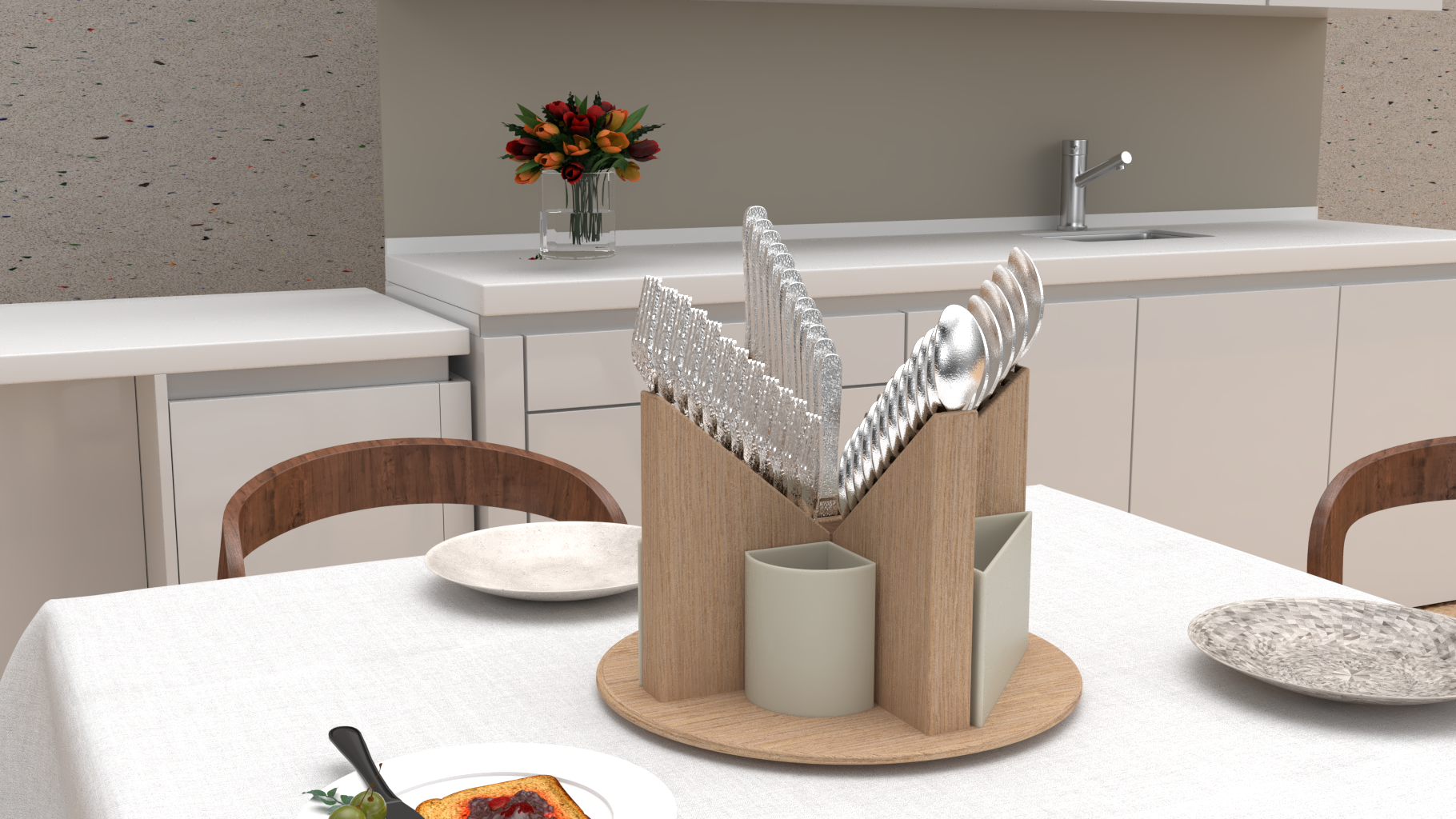 Cutlery Table Organizer