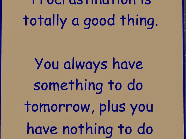 Procrastination Sign