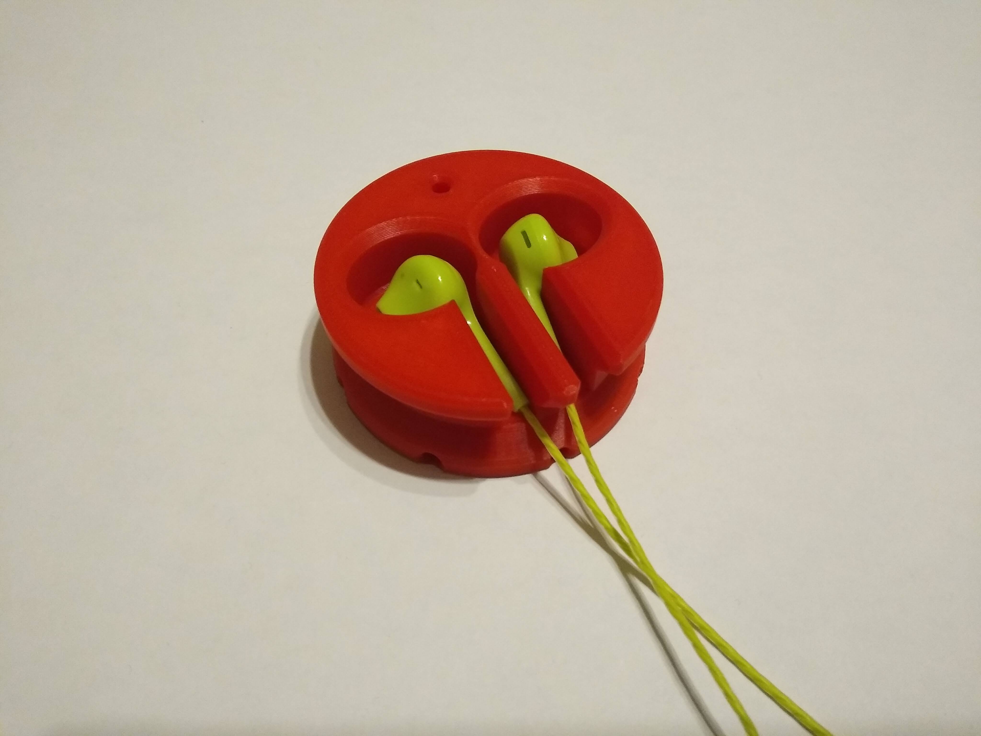 Wired Earbud Holder by Devise3D Download free STL model