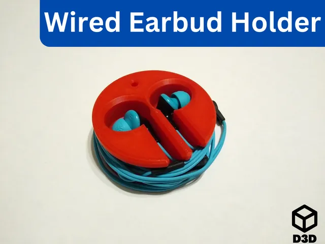 Wired Earbud Holder