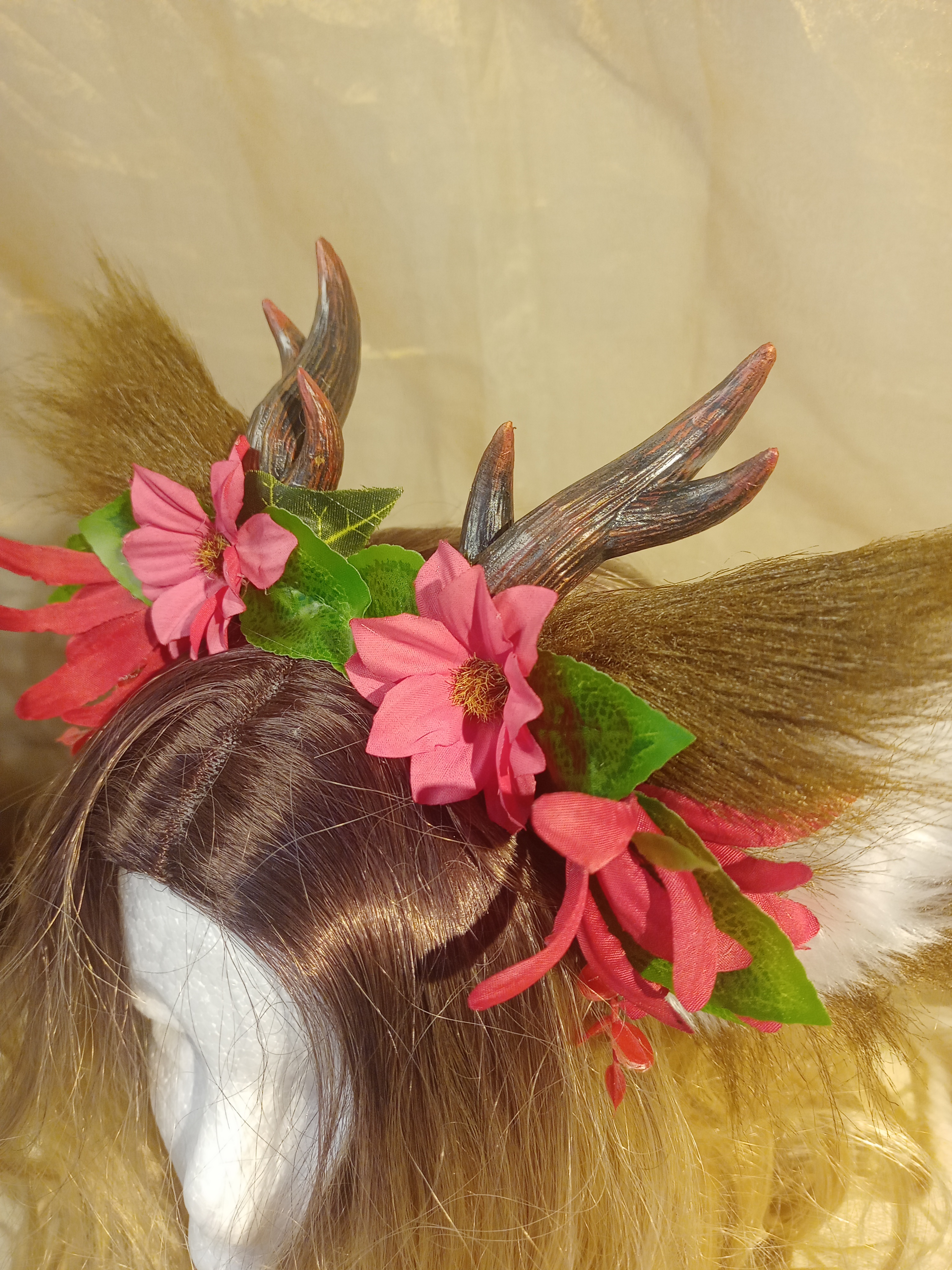 cute deer cosplay horns