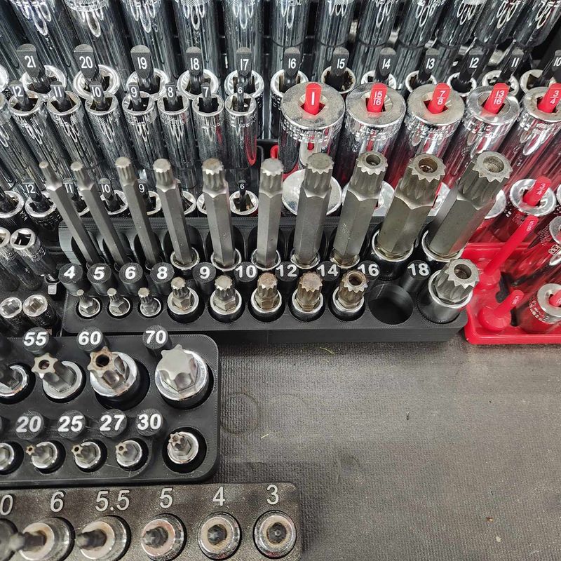 3点おまとめ Triple Square Socket Set Organizer by Devin McGrath