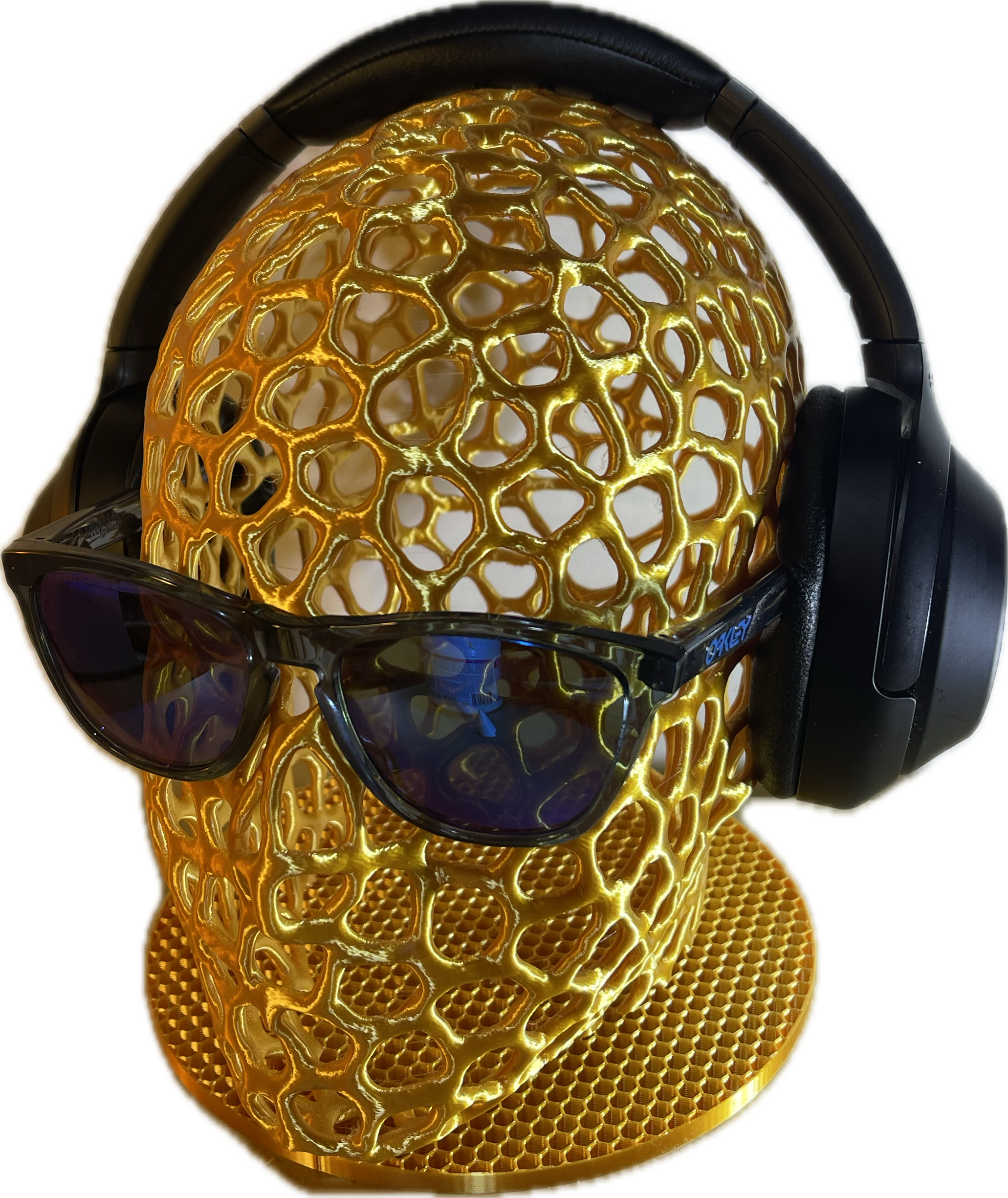 Voronoi Head - helmet or headphone holder